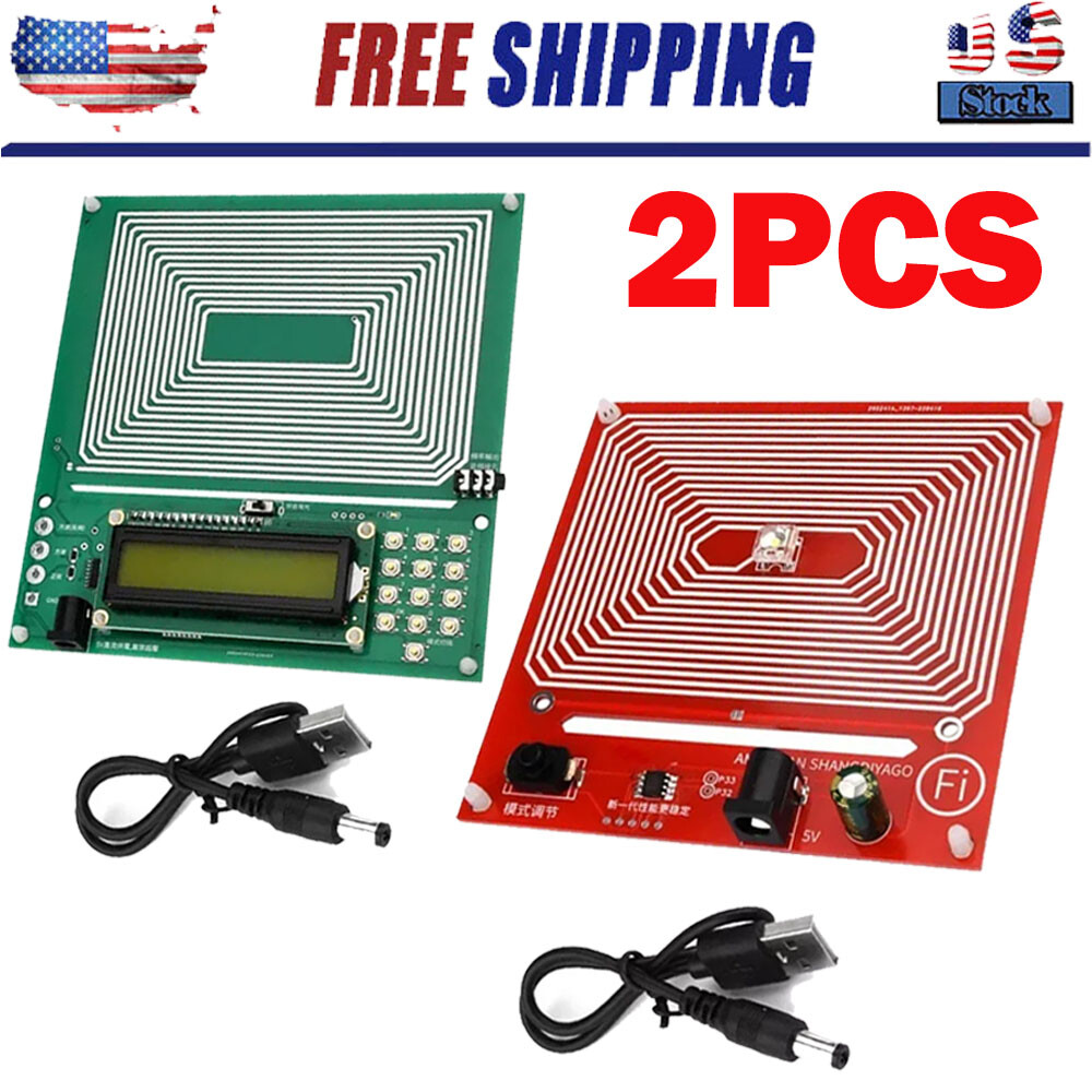 2 Pack Adjustable 0.1HZ-30KHZ For Schumann Wave Frequency Pulse Generator NEW