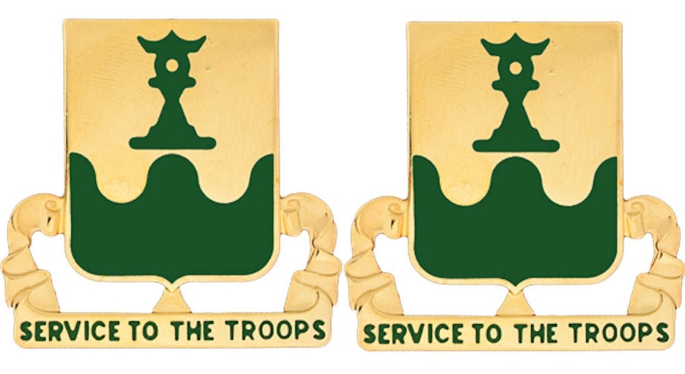 524th SUPPORT BATTALION Distinctive Unit Insignia - Pair - MAKE A WAY