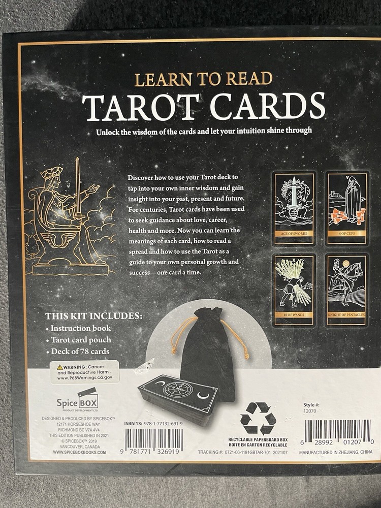Tarot Cards -Learn How To Read Set
