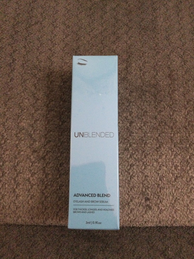 New Unblended Advanced Blend Eyelash And Brow Serum, 3mL - Sealed