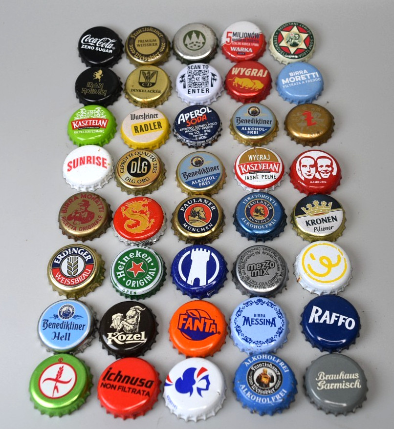 Beer Crown Caps Tops Collection x40