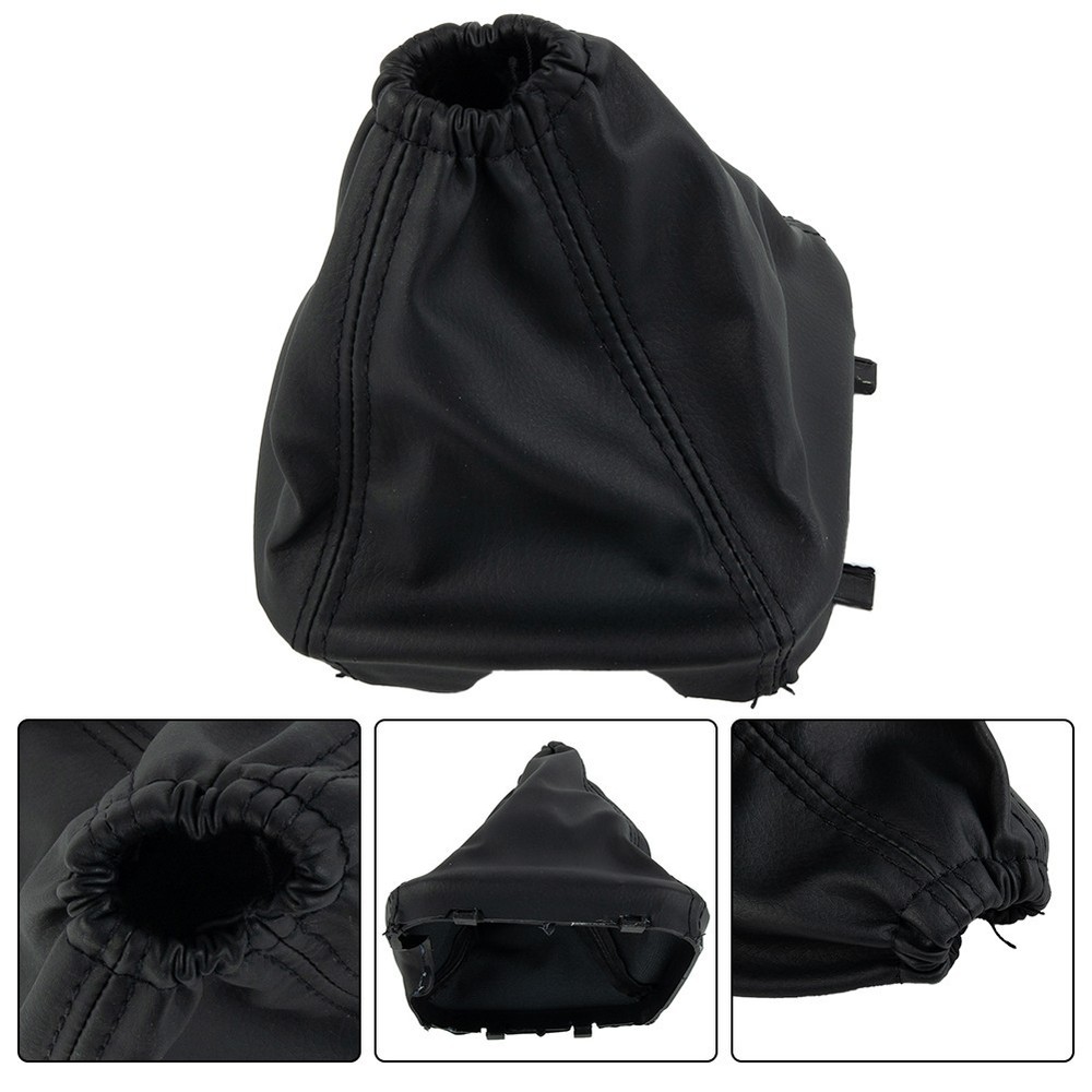 Replacement Gear Gaiter Boot Part Accessory Black Decoration Pu Leather
