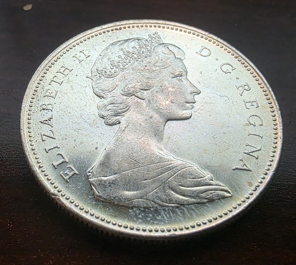 1966 CANADA SILVER DOLLAR COIN