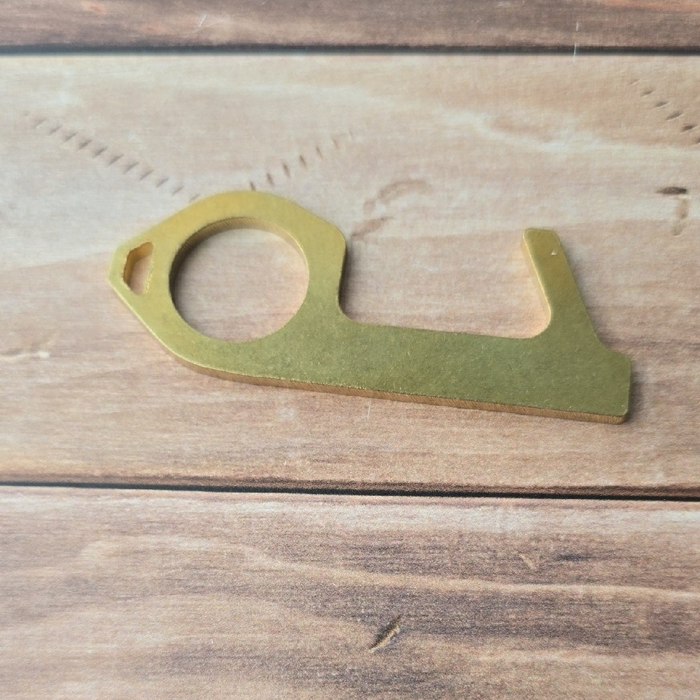 GermKey Antimicrobial Brass Keychain Tool