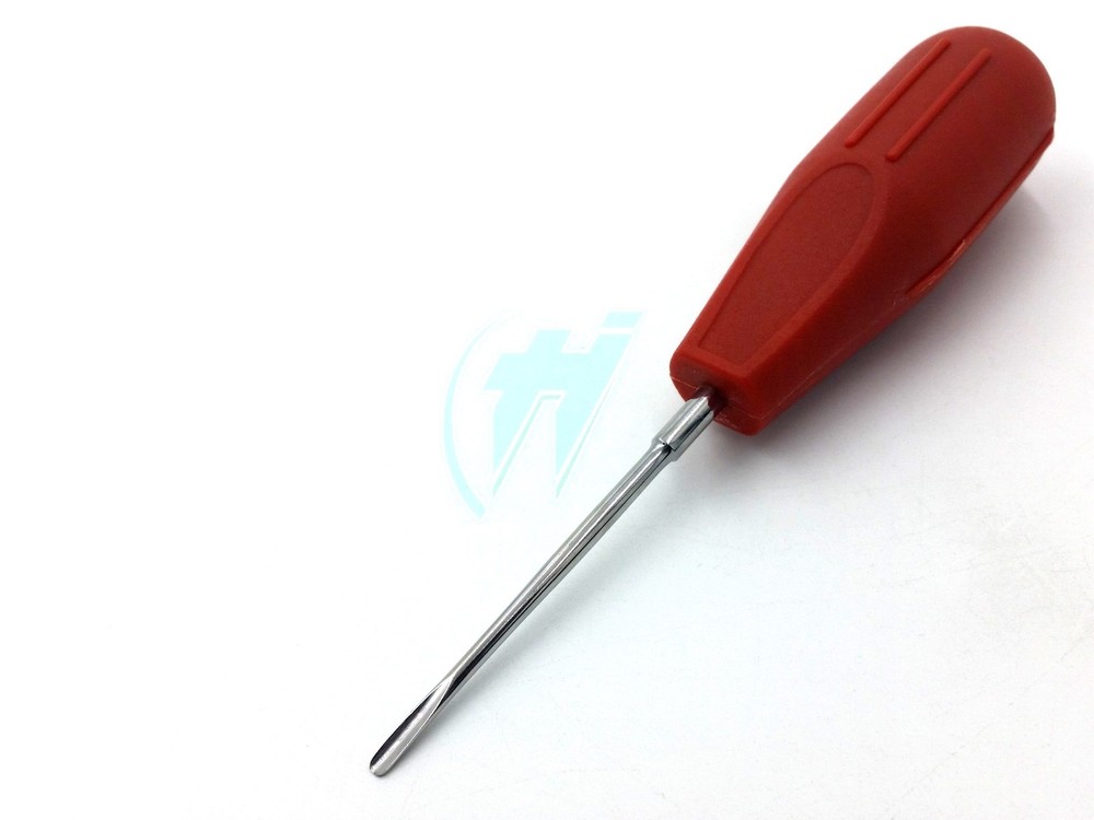 PLASTIC HANDLE DENTAL LUXATING ROOT TIP EXTRACTION ELEVATOR DEL 46 RED