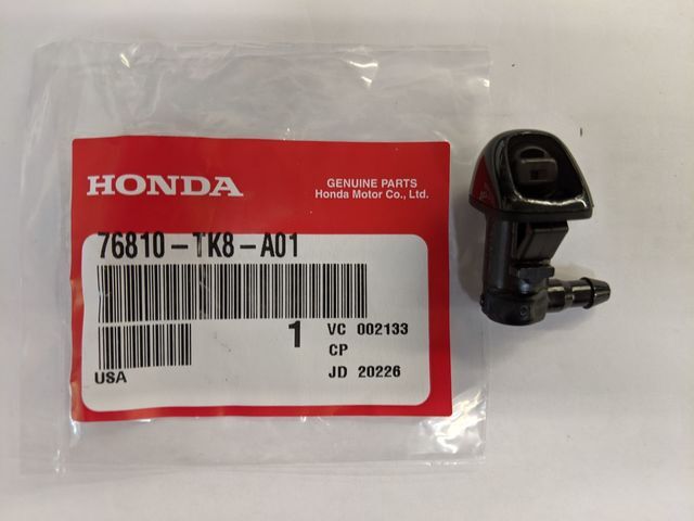Genuine Nozzle Assembly Front Windshield Washer(Includes gasket) 76810tk8a01