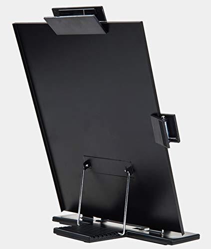 2 Pack Desktop Document Holder with Adjustable Clip and Line Guide Portable D...