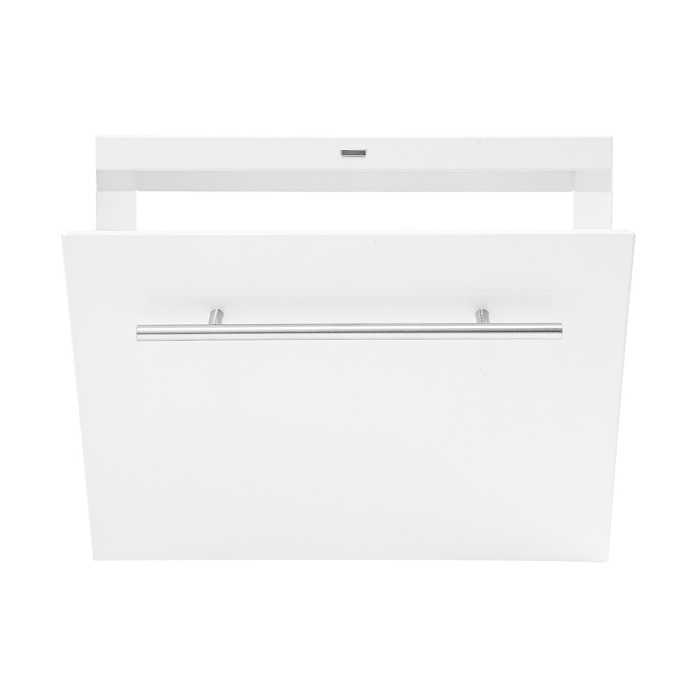 Kitchen Storage Rack with Pull-down Cover, Wall Spice Organizer Under Cabinet