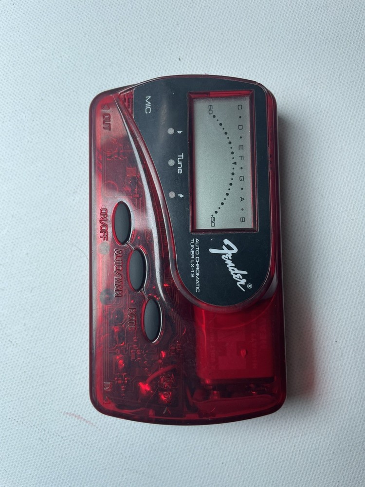 Fender LX-12 Auto Chromatic Tuner Red