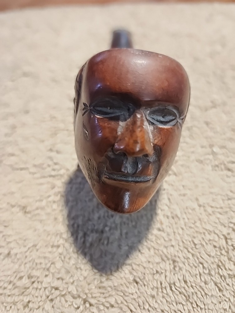 Briar Imported Italy Figural Smoking Pipe