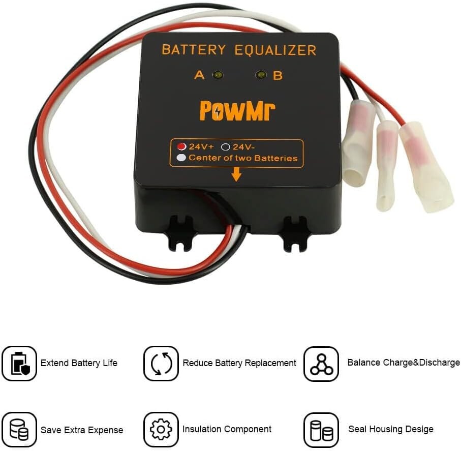 Energy-Efficient 24V Battery Voltage Balancer - Enhances Battery Longevity