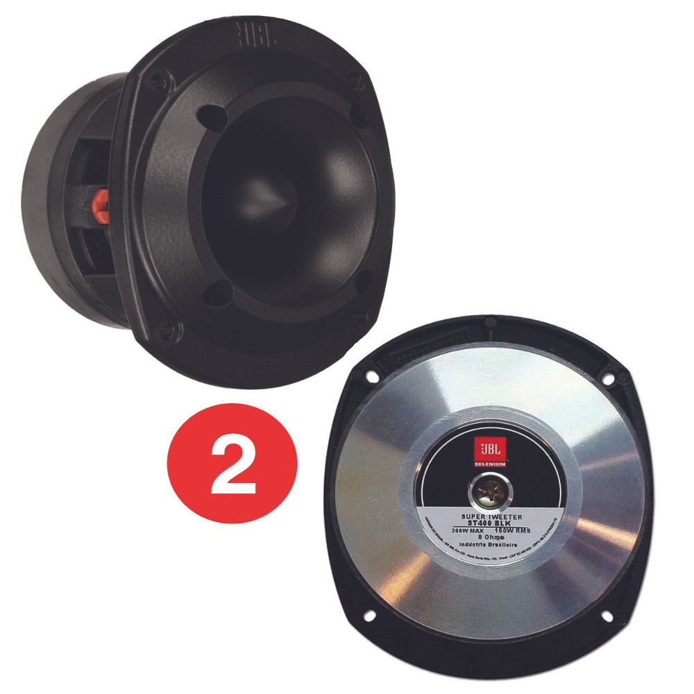 2x JBL Selenium ST400 BLK Phenolic Super Tweeter Extremely High Sensitivity 300W