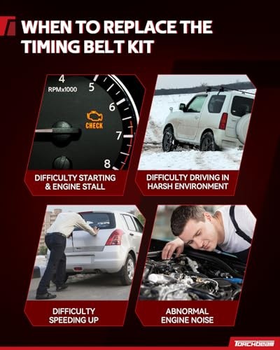 Timing Belt Kit Compatible with Mitsubishi Eclipse 2006-2009, Galant 2004