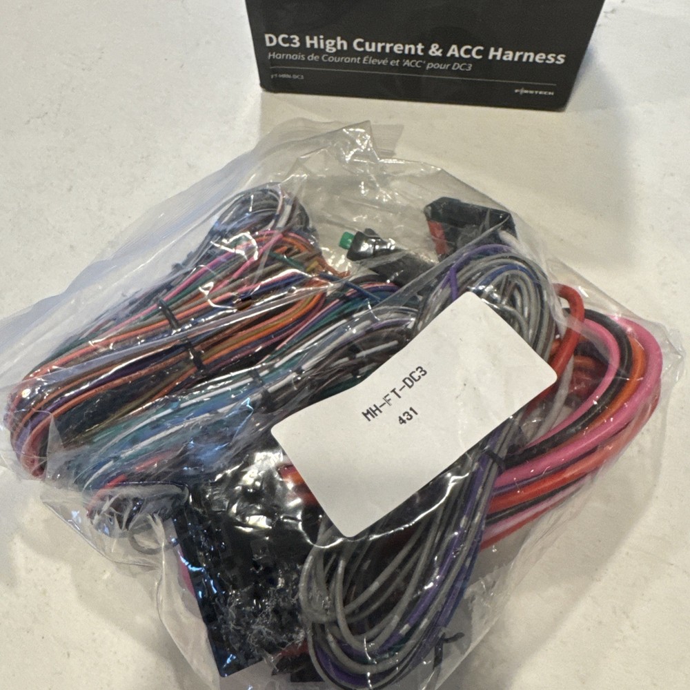 New Firstech FT-HRN-DC3 High Current DC3 Wiring Harness Kit Remote Start Low