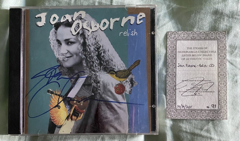 Joan Osborne signed Relish - CD - 1995 - AUTHENTIC