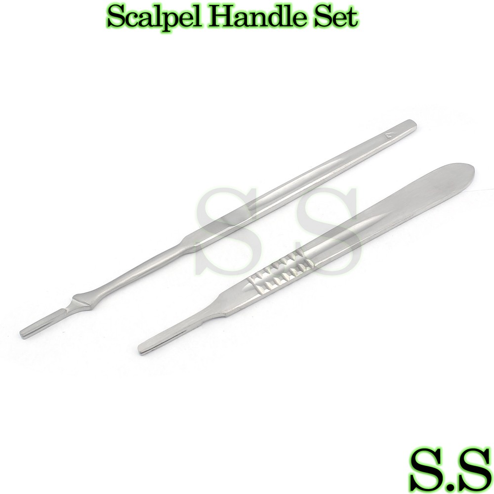 SCALPEL HANDLE SET INLCUDING # 4 & 7