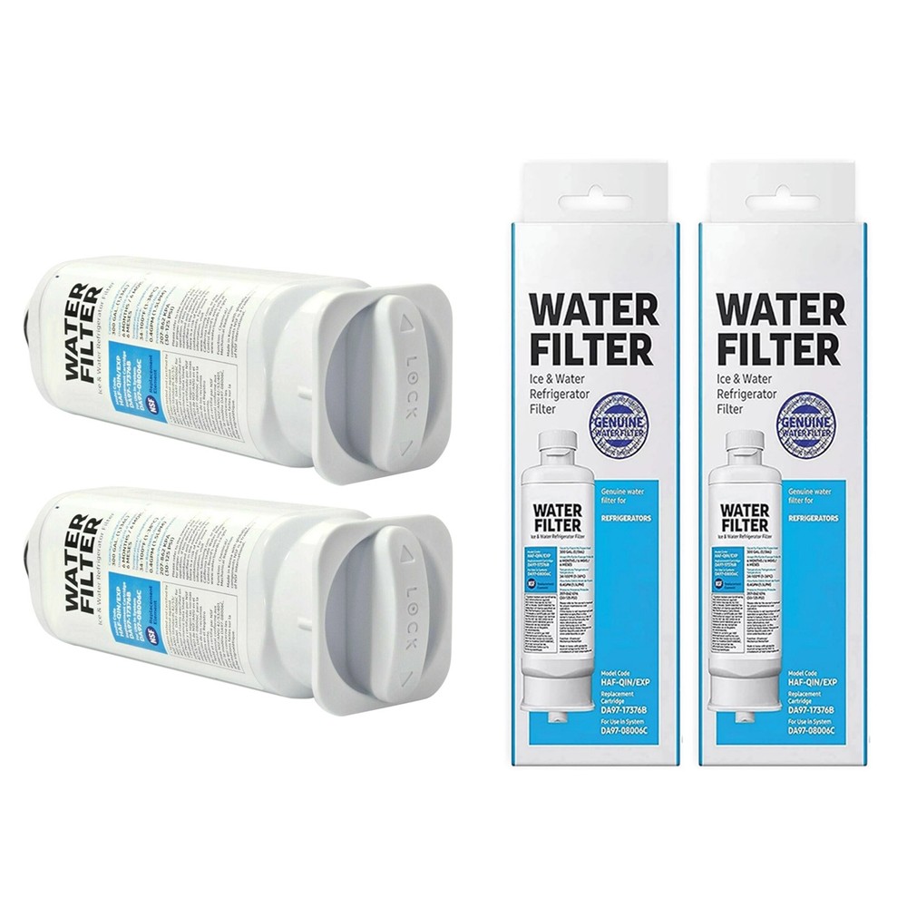 Water Filter DA97-17376B 2 Pack Replacement For Samsung Refrigerator Unit