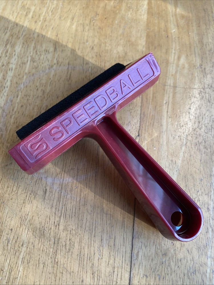 Speedball Roller 4” Soft Foam Rubber Insert Excellent Condition