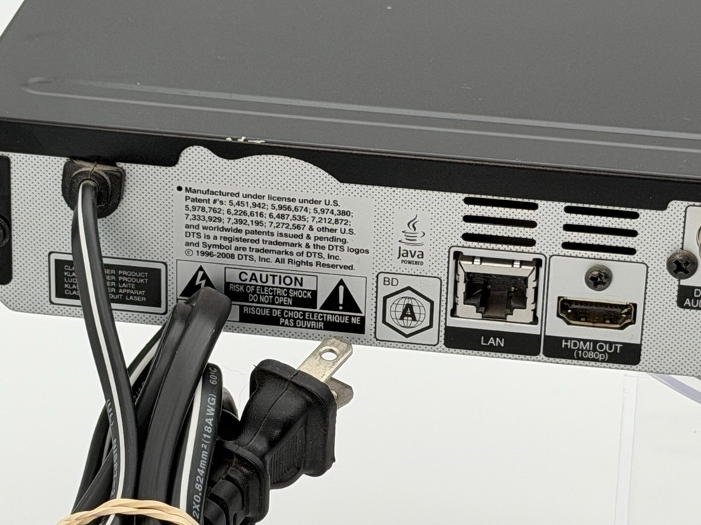LG BD550 Blu-Ray Player