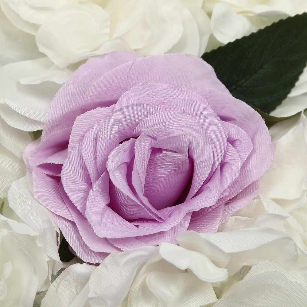 3D Flower Wall Panel-12pcs Artificial Flower Wall Background Silk Rose Wedding