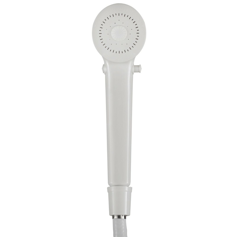 RV Handheld Shower Head And Hose With Shut Off (White)