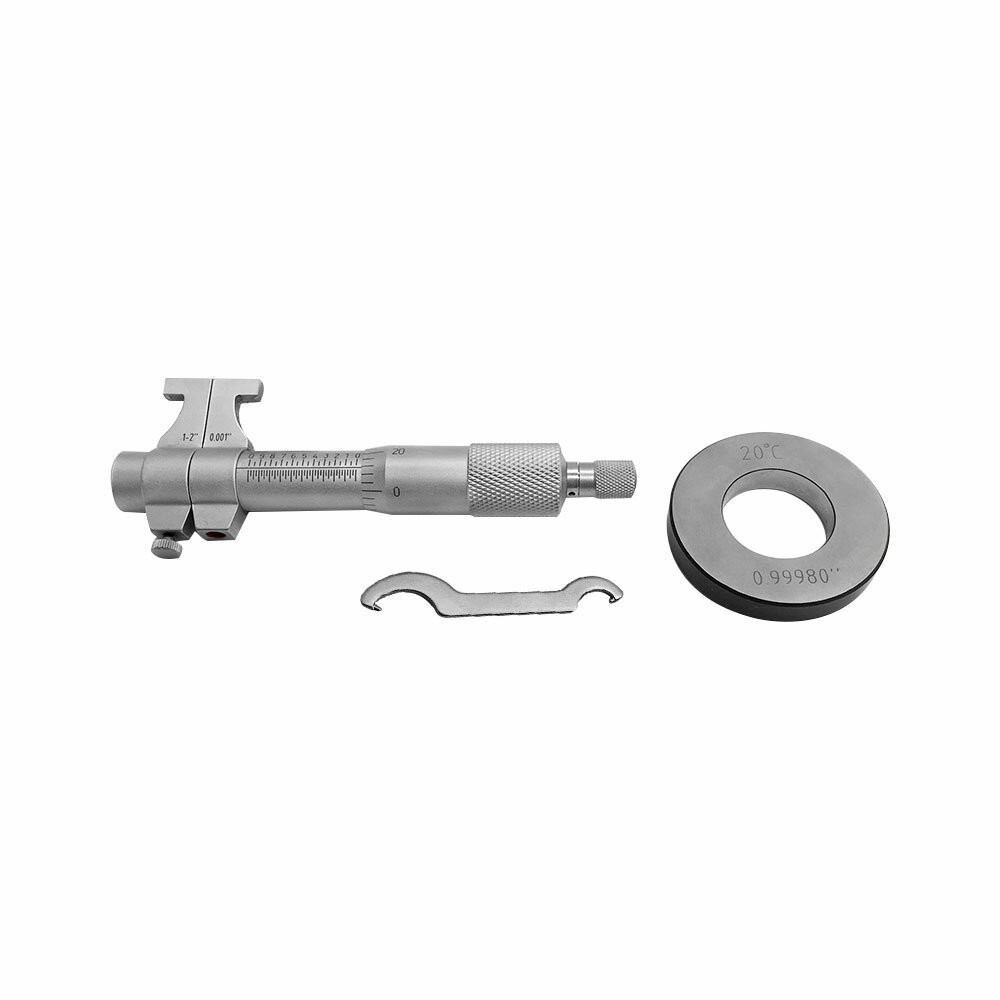 1 - 2" Inside Micrometer Ratchet Stop 0.001" Graduation Precision Measure Scale