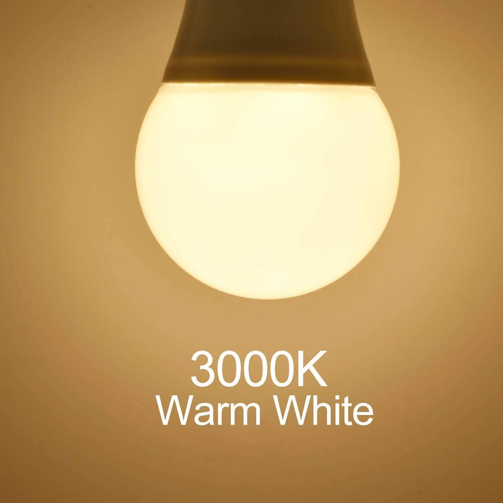 3W A15 Edison LED Light Bulbs E26 Medium Screw Base (40 Watt Equivalent) 12V ...