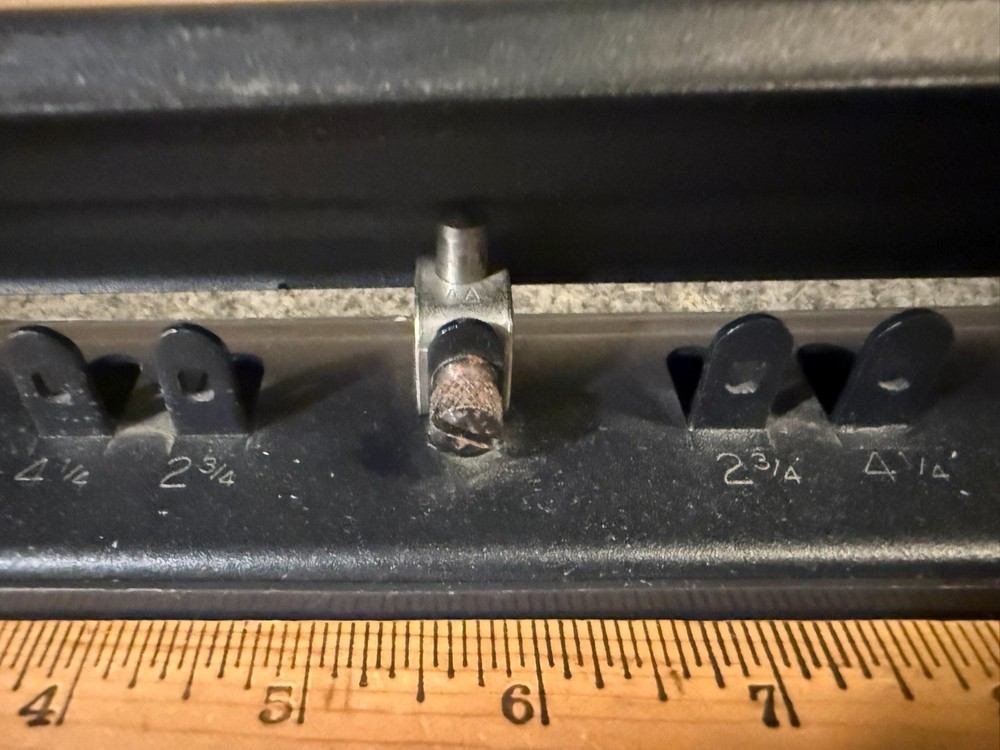 ACCO Classic 3-Hole Punch. Metal Frame, Rubber Bottom.