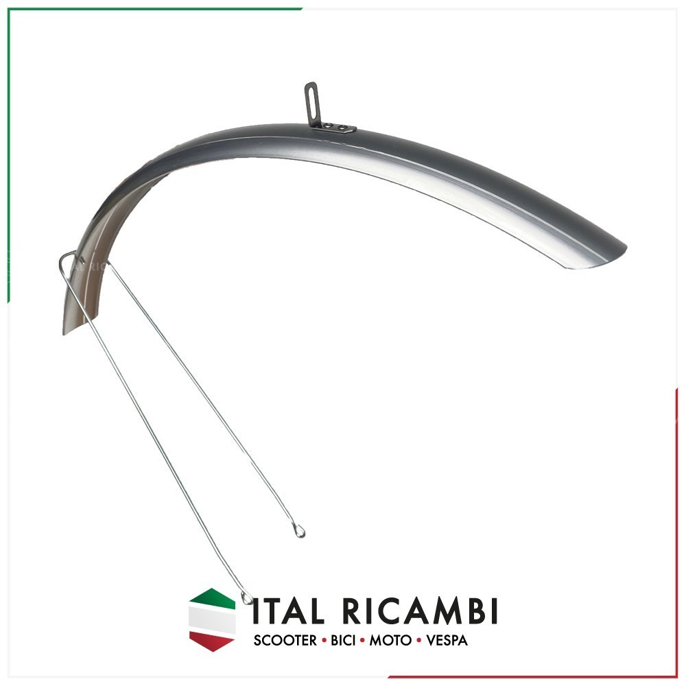 PAIR BICYCLE BICYCLE FENDERS SILVER 28