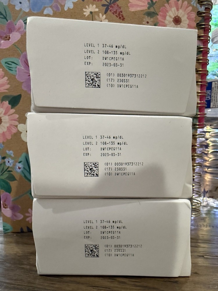 Contour Next Glucose Blood Test Strips - 100 Strips (3 Boxes) Both Boxes EXPIRED