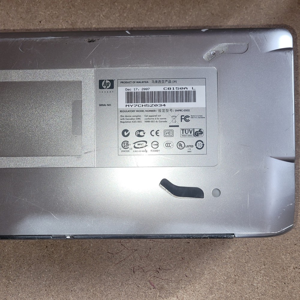 HEWLETT PACKER HP SNPRC-0502 Printer