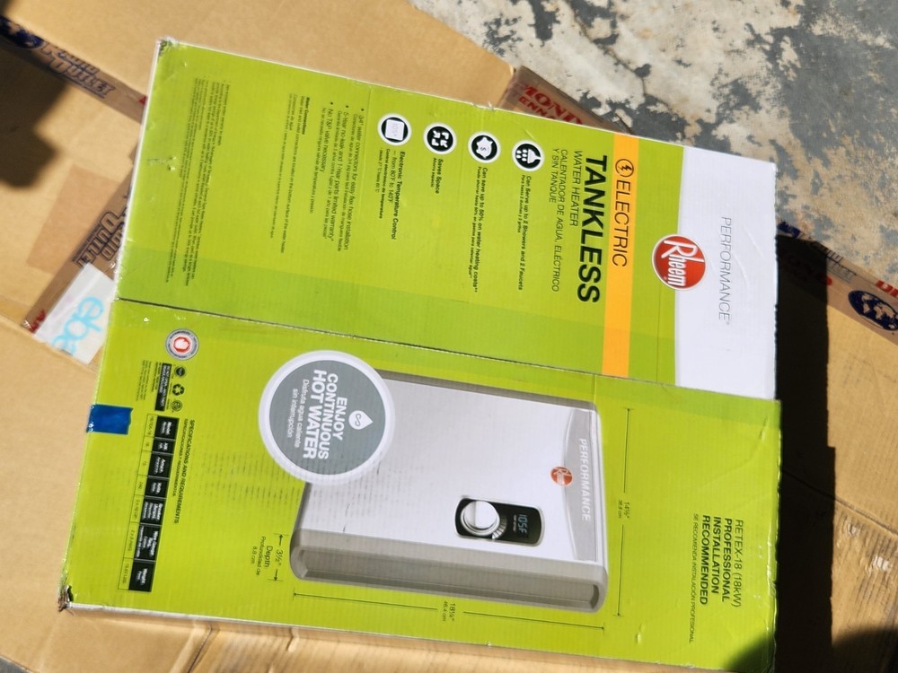 PARTS / REPAIR - RHEEM PERFORMANCE RETEX-18 ELECTRIC TANKLESS WATER HEATER 18kW