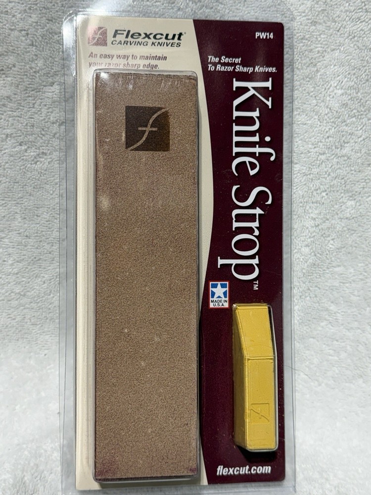 Flexcut Knife Strop Sharpener With Gold Compound PW14