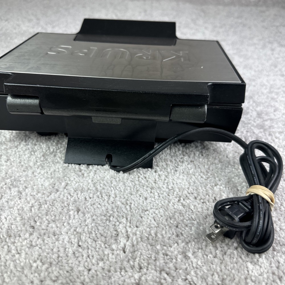 KRUPS FDK2 Belgian Double Waffle Maker - Tested Working