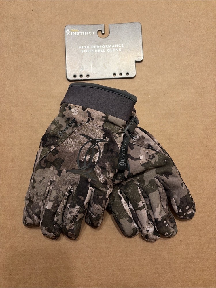 Cabela’s Instinct VSX High Performance Softshell Gloves Size L