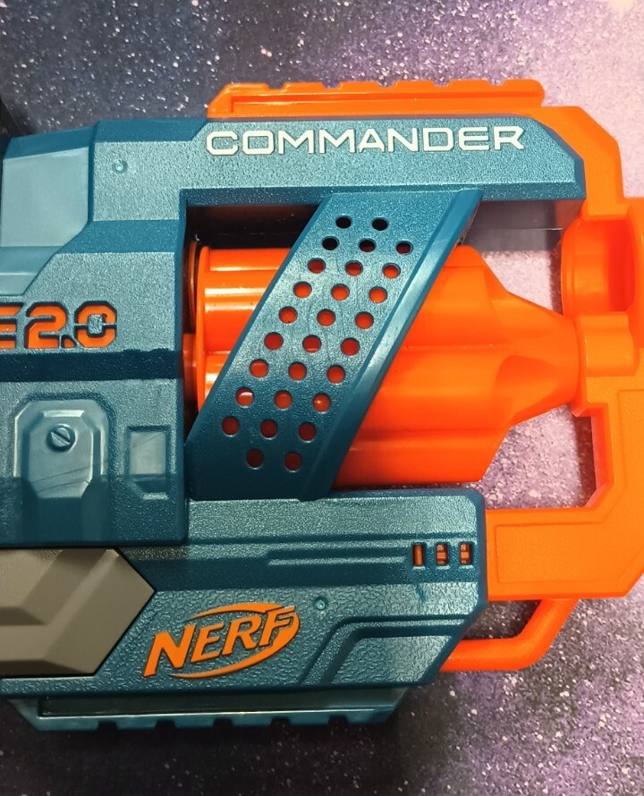 NERF Elite 2.0 Commander RD-6 Blaster Tested Working