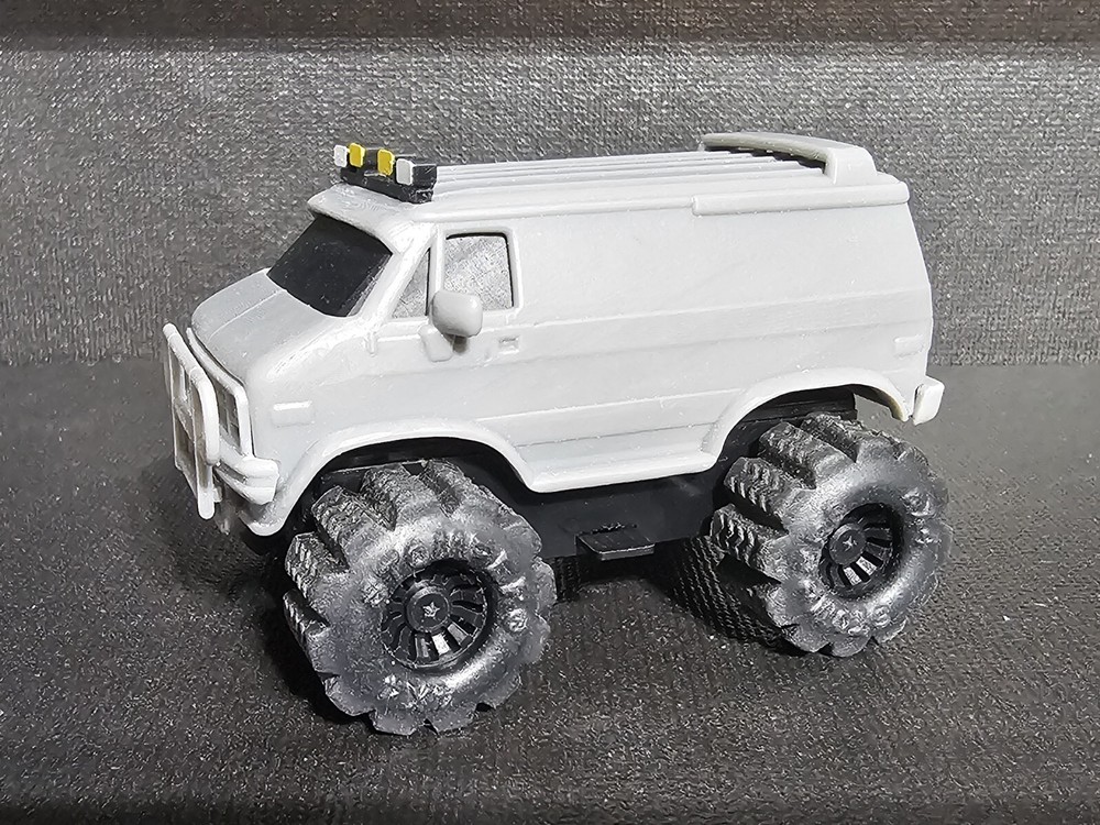 Schaper Stomper Custom Resin Printed A-team Van