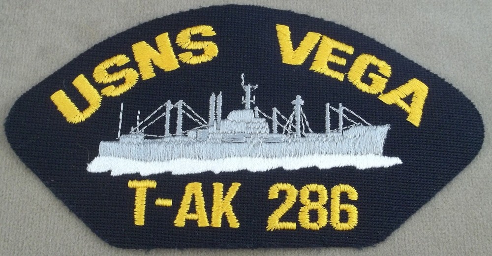 US Navy Cap Patch USNS Vega T-AK 286