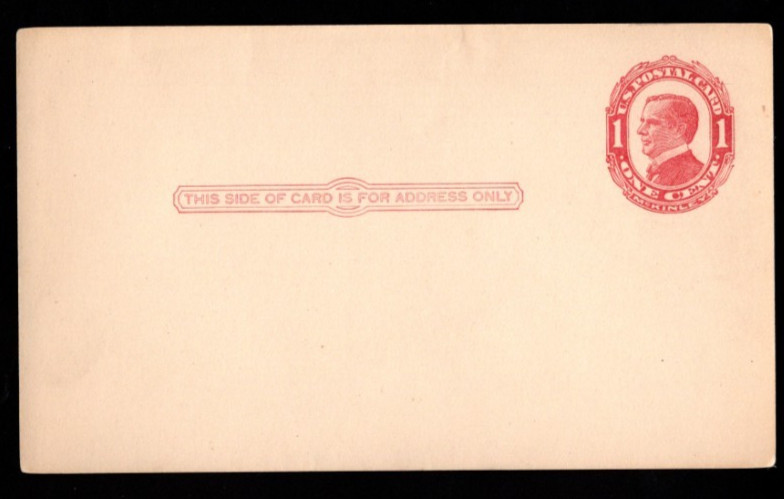 SC# UX24- McKinley postal card - new card