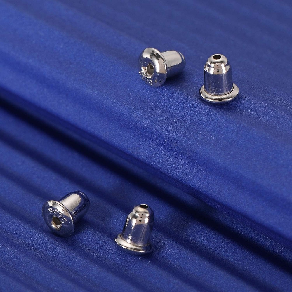 6Pairs/12Pcs Authentic 925 Sterling Silver Earring Backs for Studs, Hypoaller