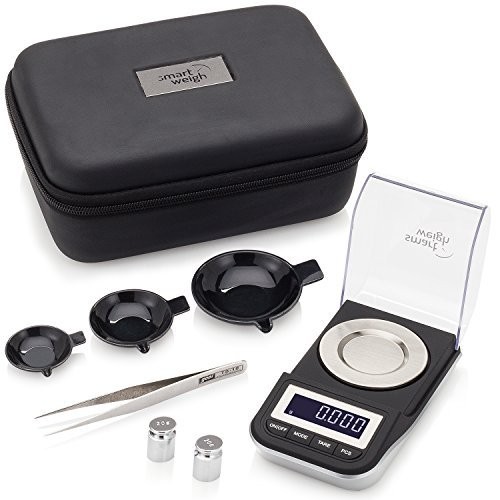 Smart Weigh 50g x 0.001g High Precision Digital Milligram Scale