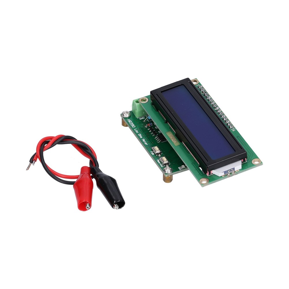 Low Resistance Ohmmeter Milliohm Meter Accurate Capacitance Tester HR390