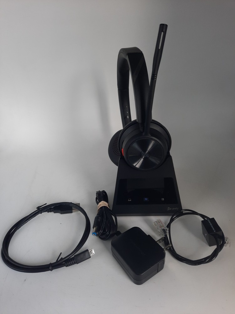 Poly Savi 7320 Ultra Wireless Headset-( With Cords )-TESTED