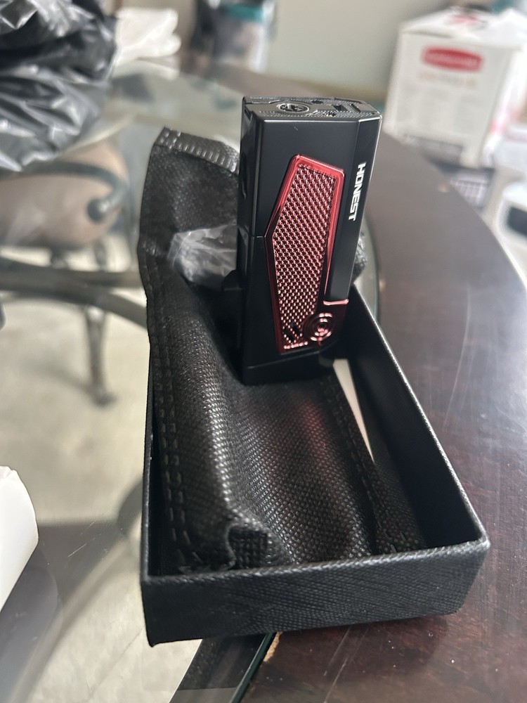 Cigar, Torch, Red And Black