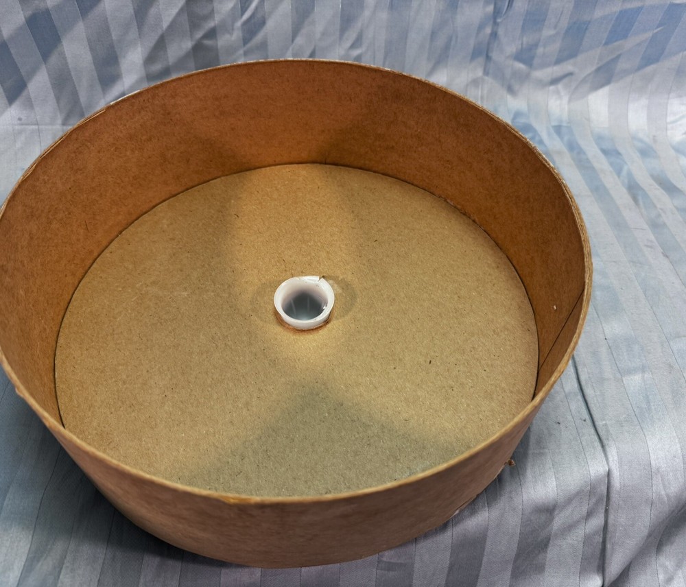 Vintage Essex Wire Corp Empty Magnet Wire Spool Cardboard Box Single Soderon
