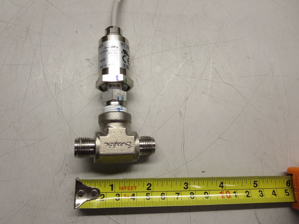 SMC, PSE560-N01, Sensor, General Fluid Switch, 12-24 VDC, Class 2