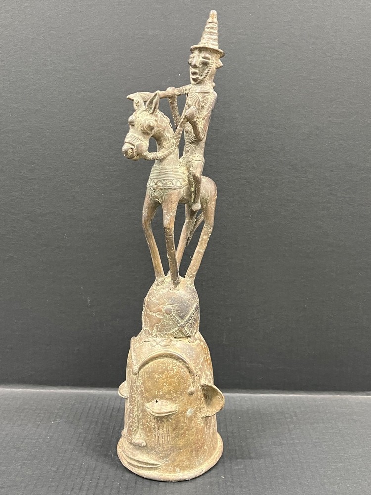 AFRICAN ART CHAD BRONZE BELL