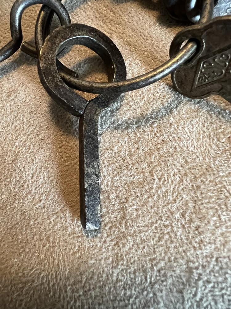 Vintage SKELETON KEYS & FLAT KEYS Assorted on Ring