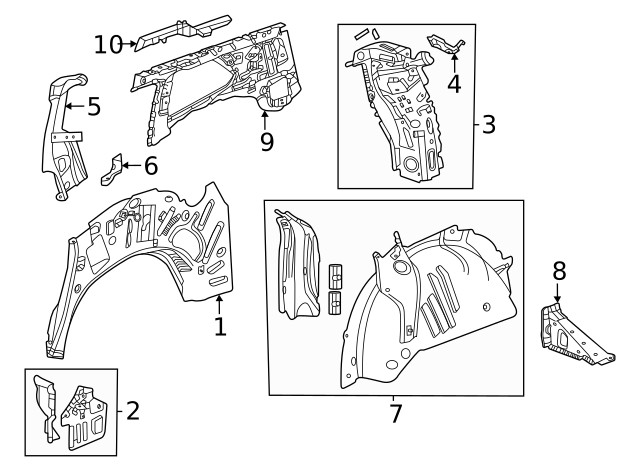 Genuine GM Extension Panel 26406268