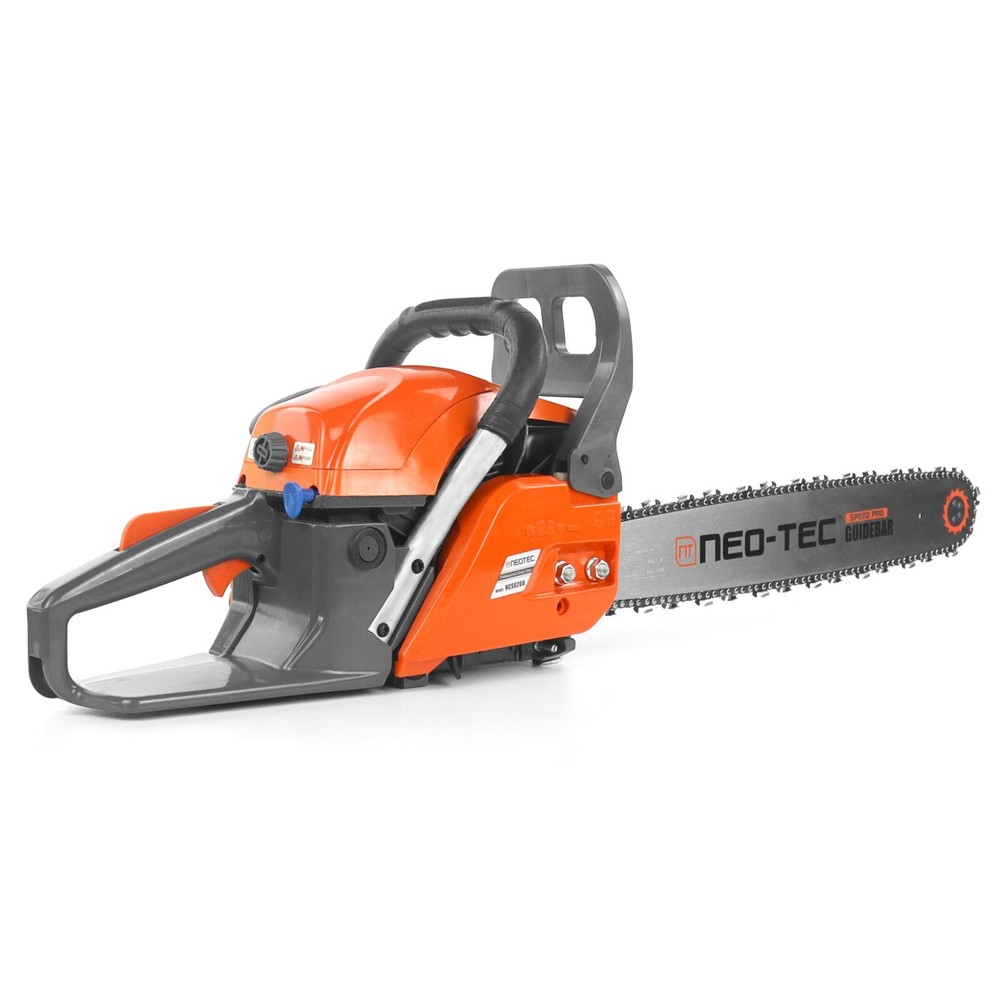 62cc Gas Top Handle Chainsaw with 20'' Bar Chain 2-Stroke Engine Cut Tree Wood